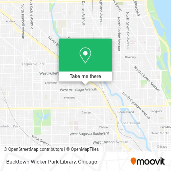 Bucktown Wicker Park Library map