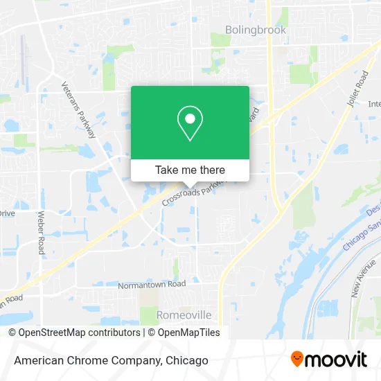 American Chrome Company map