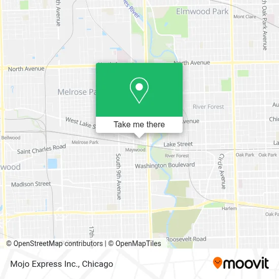 Mojo Express Inc. map