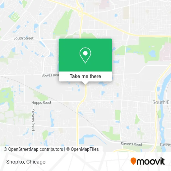Shopko map