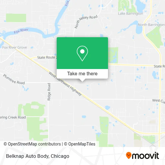 Belknap Auto Body map