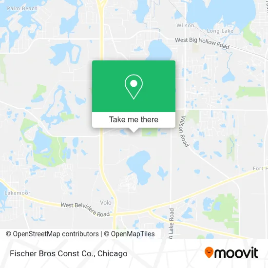 Fischer Bros Const Co. map