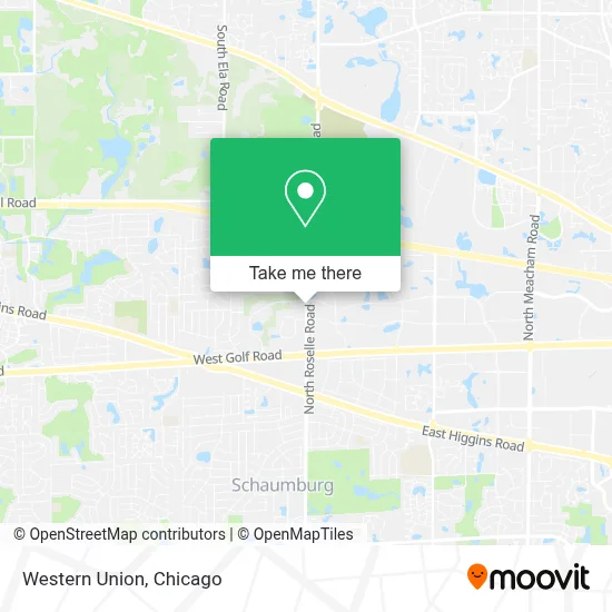 Western Union map