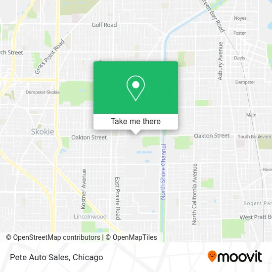 Pete Auto Sales map