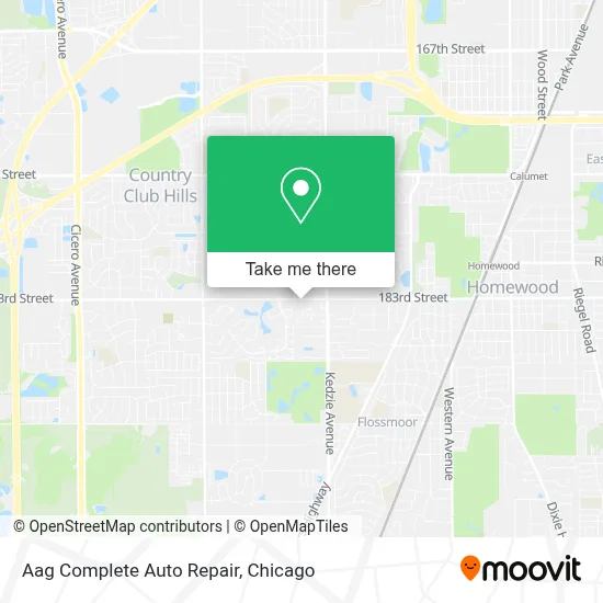 Aag Complete Auto Repair map