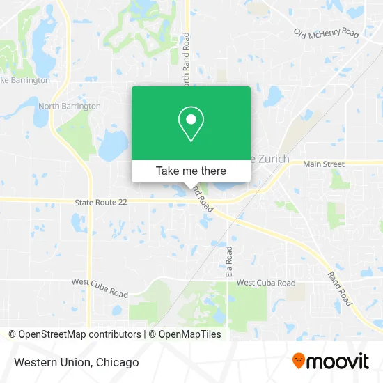 Western Union map