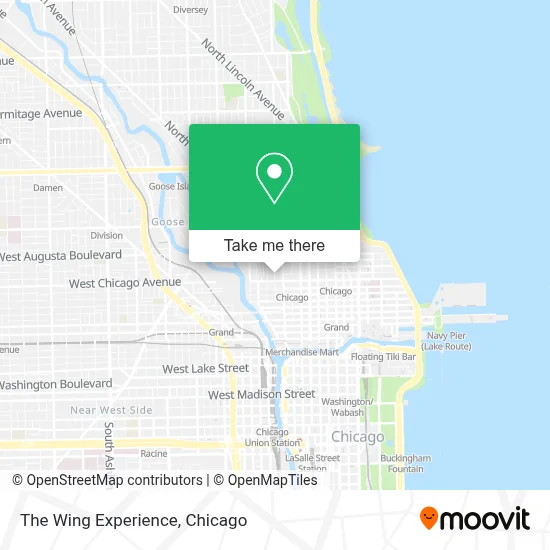 The Wing Experience map