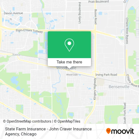 State Farm Insurance - John Craver Insurance Agency map