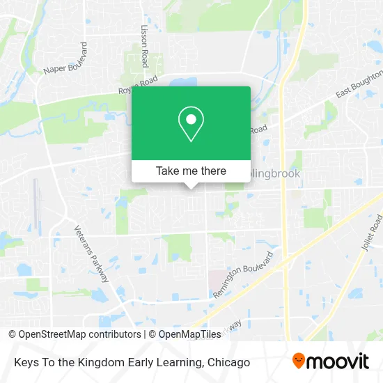 Keys To the Kingdom Early Learning map