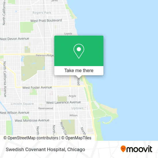 Swedish Covenant Hospital map