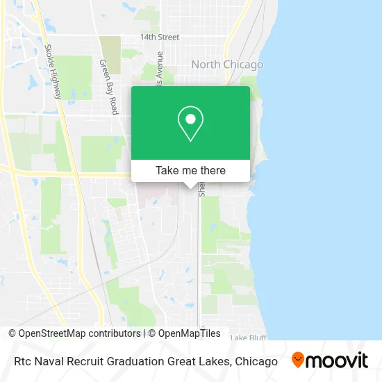 Rtc Naval Recruit Graduation Great Lakes map