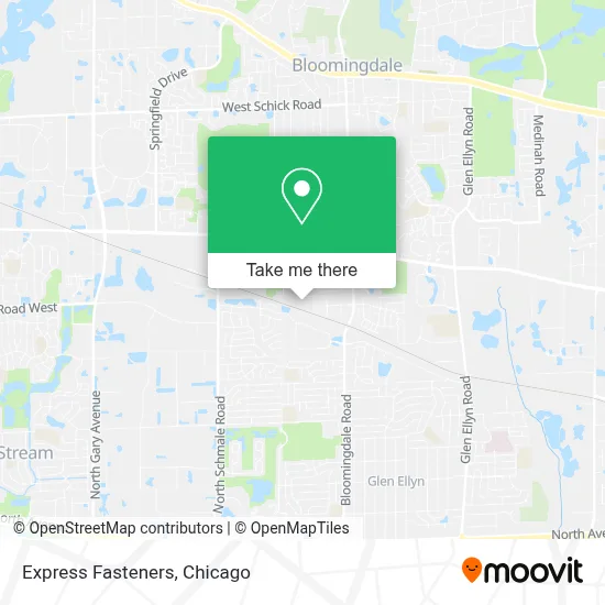 Express Fasteners map