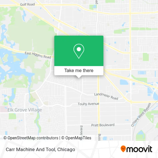 Carr Machine And Tool map
