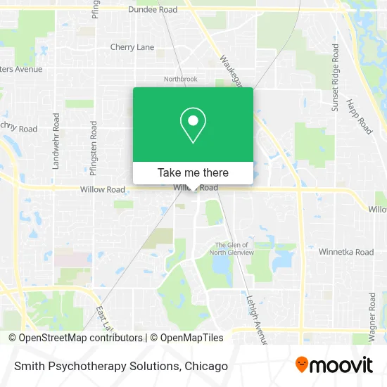 Smith Psychotherapy Solutions map