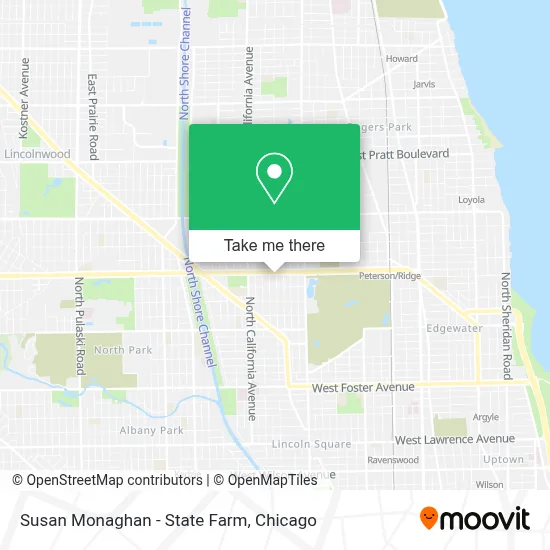 Susan Monaghan - State Farm map