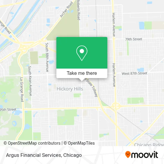 Argus Financial Services map