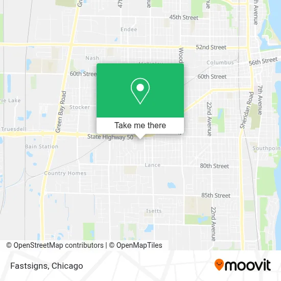 Fastsigns map