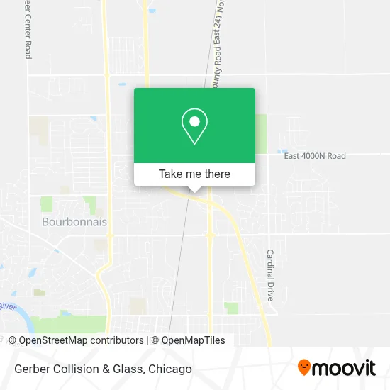 Gerber Collision & Glass map