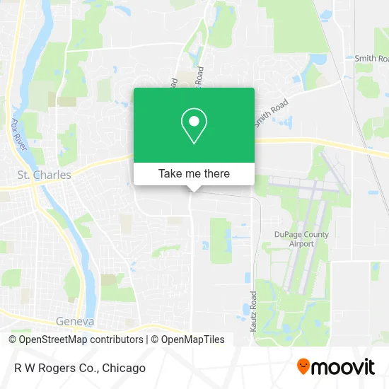 R W Rogers Co. map