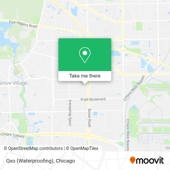 Qxo (Waterproofing) map