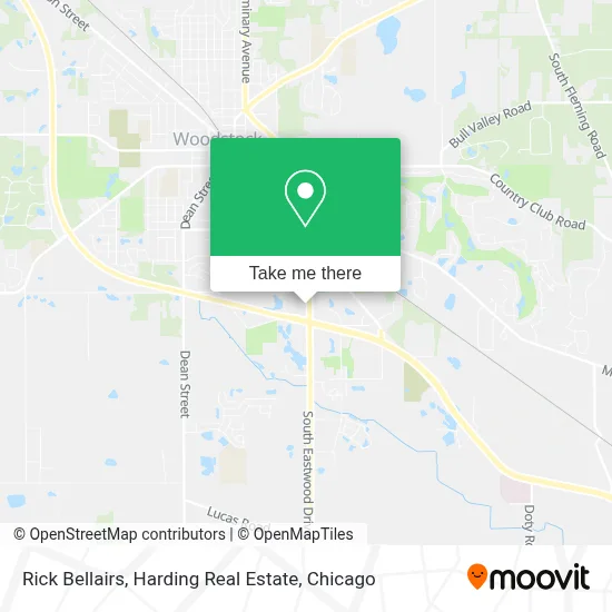 Rick Bellairs, Harding Real Estate map