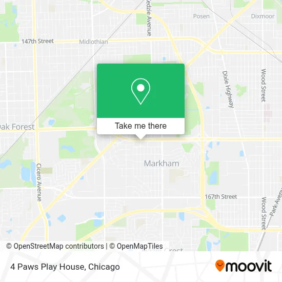 4 Paws Play House map