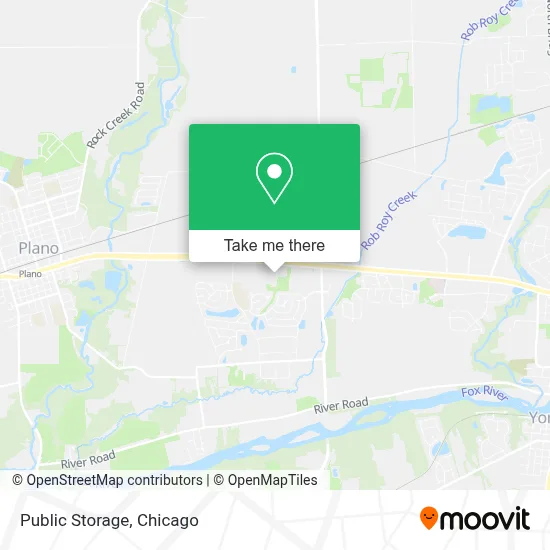Public Storage map