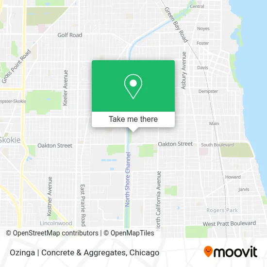 Ozinga | Concrete & Aggregates map