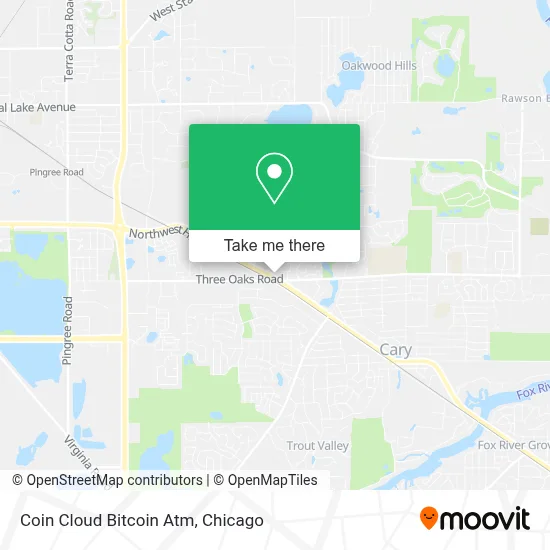 Coin Cloud Bitcoin Atm map