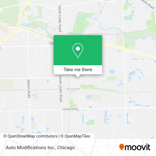 Auto Modifications Inc. map