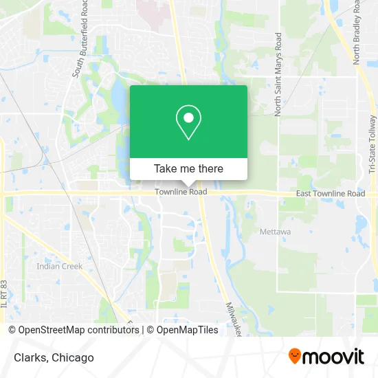 Clarks map