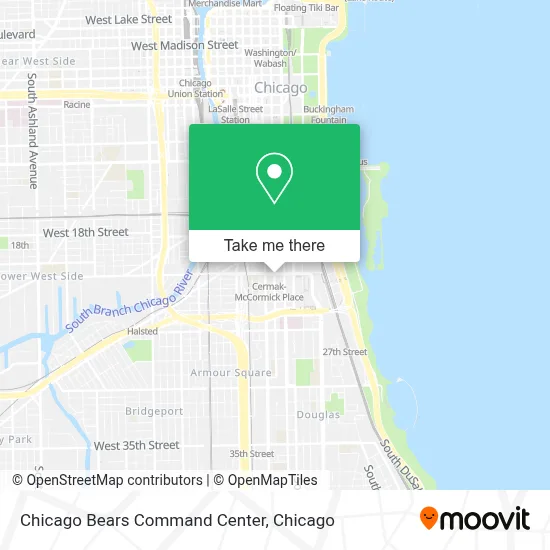 Chicago Bears Command Center map