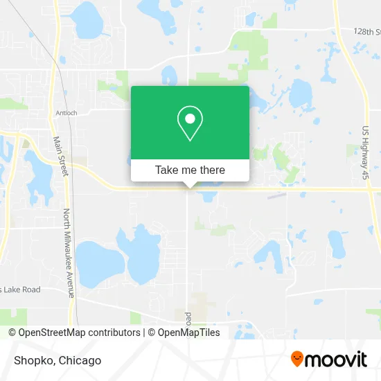 Shopko map