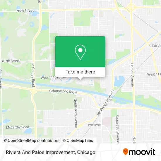 Riviera And Palos Improvement map