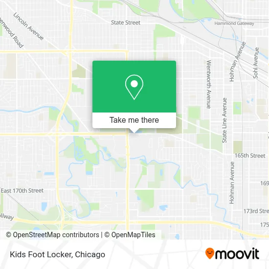 Kids Foot Locker map