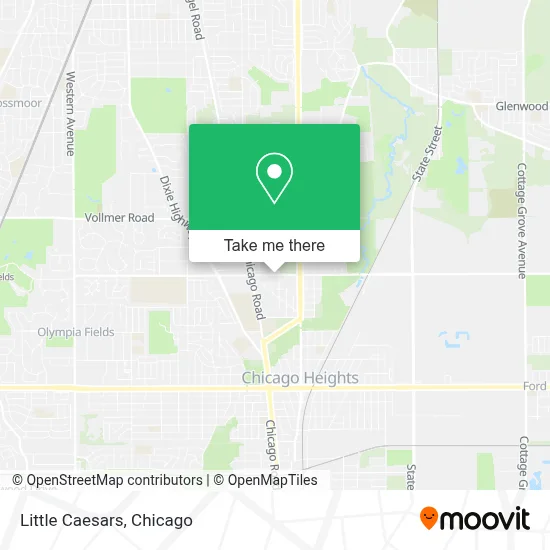 Little Caesars map