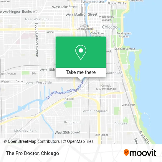 The Fro Doctor map