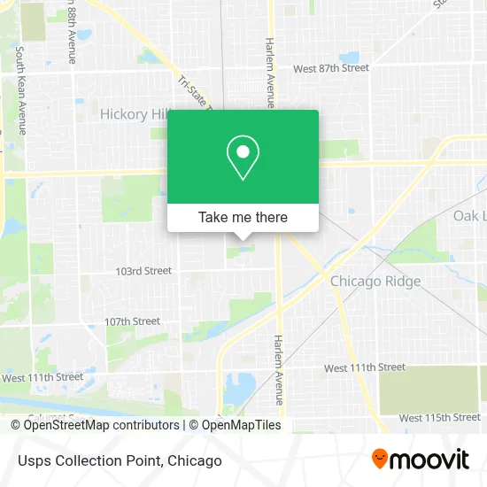 Usps Collection Point map