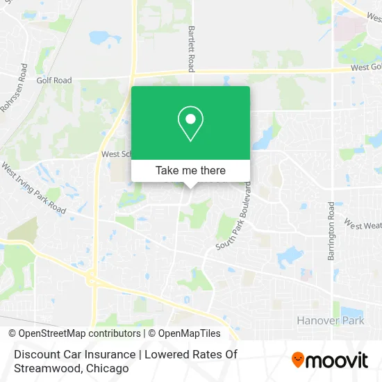 Discount Car Insurance | Lowered Rates Of Streamwood map