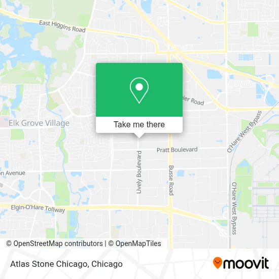 Atlas Stone Chicago map