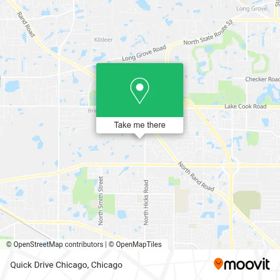 Quick Drive Chicago map