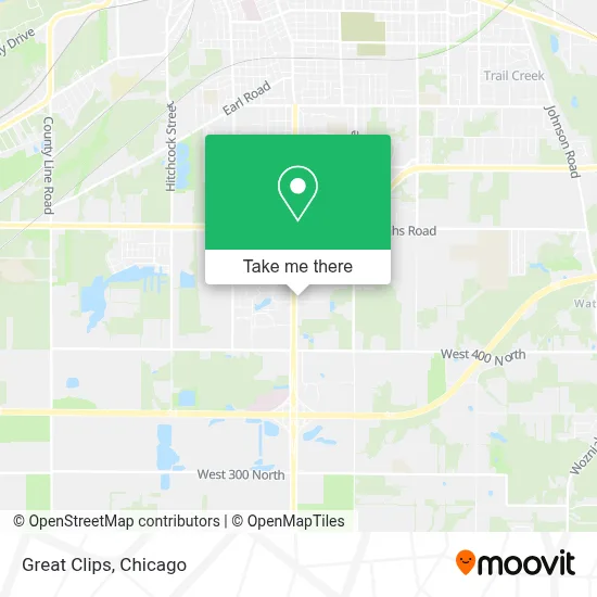 Great Clips map