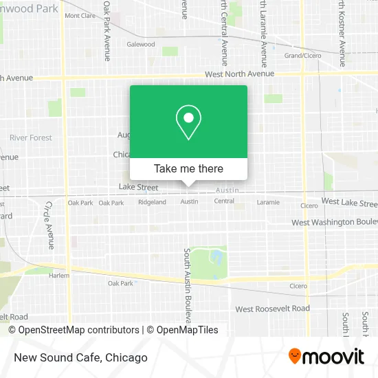 New Sound Cafe map
