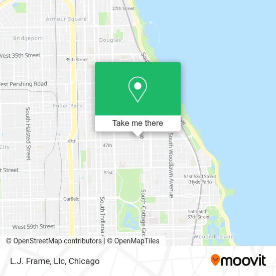 L.J. Frame, Llc map
