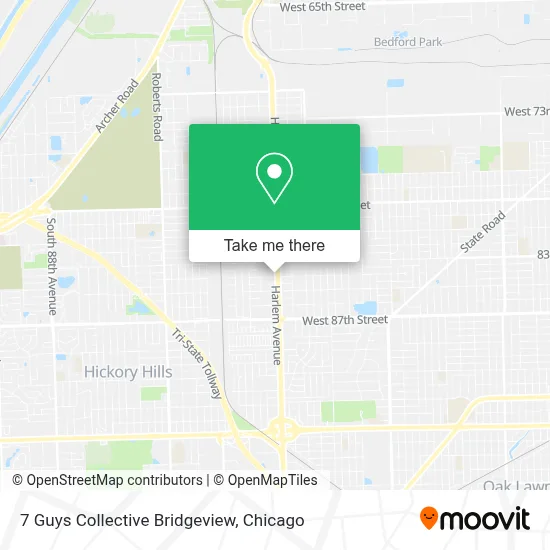 7 Guys Collective Bridgeview map