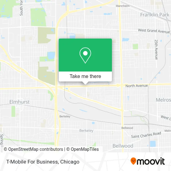 T-Mobile For Business map