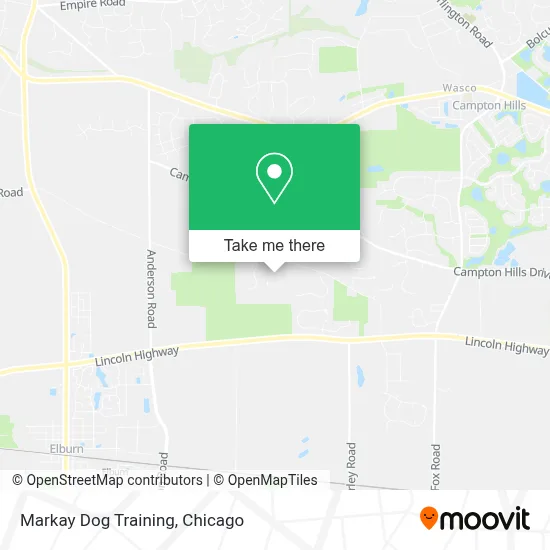 Markay Dog Training map