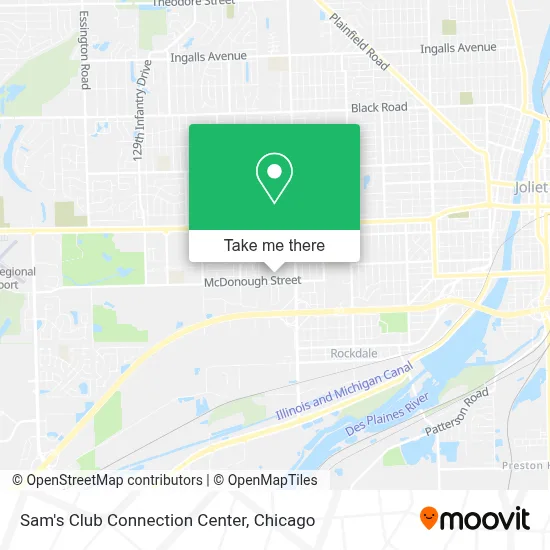 Sam's Club Connection Center map