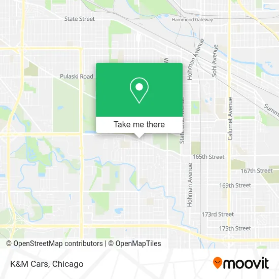 K&M Cars map