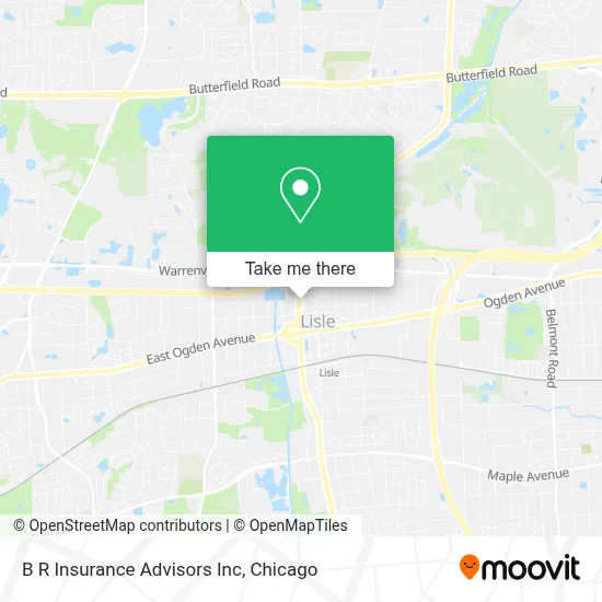 B R Insurance Advisors Inc map
